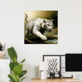 白中国の虎(17) ポスター (ホームオフィス)