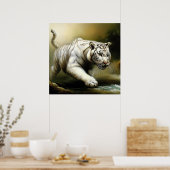 白中国の虎(17) ポスター (キッチン)