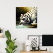 白中国の虎(20) ポスター (ホームオフィス)