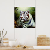 白中国の虎(22) ポスター (キッチン)