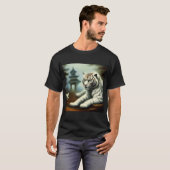 白中国の虎(32) Tシャツ (正面フル)