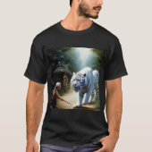 白中国の虎(36) Tシャツ (正面)