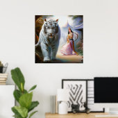 白中国の虎(8) ポスター (ホームオフィス)