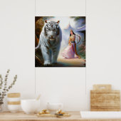 白中国の虎(8) ポスター (キッチン)