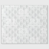 白丸エンボス ラッピングペーパー (フラット)