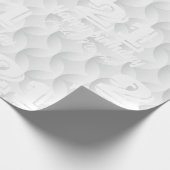 白丸エンボス ラッピングペーパー (角)