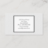 白丸エンボス 名刺 (裏面)