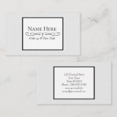 白丸エンボス 名刺 (正面/裏面)