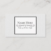 白丸エンボス 名刺 (正面)