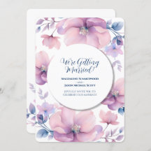 白丸フレームブルーパープルフローラ背景