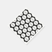 白丸ロゴパターン事業パーティー スタンダードカクテルナプキン (角)