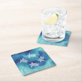 白亀青海水彩 スクエアペーパーコースター (インサイチュ)