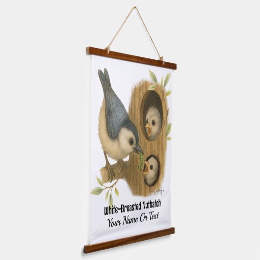 白予測できな胸ヌサッチ 吊り下げ型タペストリー (傾斜あり)