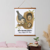 白予測できな胸ヌサッチ 吊り下げ型タペストリー (寝室)