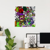 白井兎帆布 ポスター (ホームオフィス)