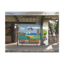 白井駅の宇宙人:日本石川県