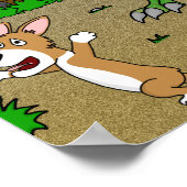 白亜紀のコルギポスター ポスター (角)