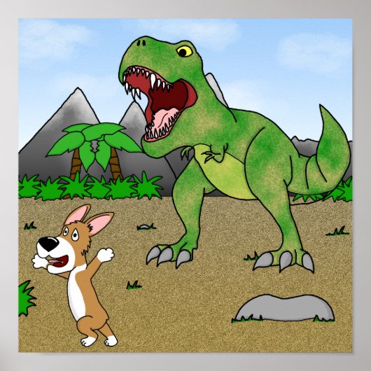 白亜紀のコルギポスター ポスター (正面)