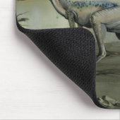 白亜紀のヒプシロフォドン、古代の恐竜 マウスパッド (コーナー)