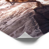 白亜紀前期の羽毛中国 ポスター (角)