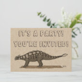 白亜紀恐竜アンキロサウルス 招待状 (スタンド正面)