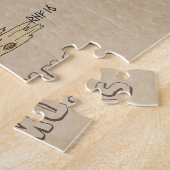 白亜紀恐竜オルニトムスジグソーパズル ジグソーパズル (側面)