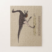 白亜紀恐竜オルニトムスジグソーパズル ジグソーパズル (縦)