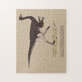 白亜紀恐竜オルニトムスジグソーパズル ジグソーパズル