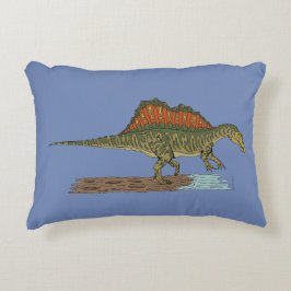 白亜紀恐竜スピノサウルス アクセントクッション