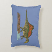 白亜紀恐竜スピノサウルス アクセントクッション (裏面(縦))