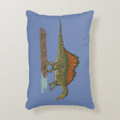白亜紀恐竜スピノサウルス アクセントクッション (正面(垂直))