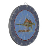 白亜紀恐竜スピノサウルス ダーツボード (正面左)