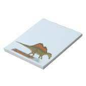 白亜紀恐竜スピノサウルス ノートパッド (回転)