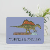 白亜紀恐竜スピノサウルス 招待状 (スタンド正面)