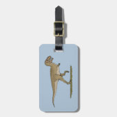 白亜紀恐竜ティラノサウルスレックス ラゲッジタグ (正面縦)