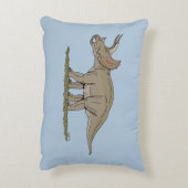 白亜紀恐竜 アクセントクッション (裏面(縦))