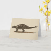 白亜紀恐竜 カード (黄色い花)