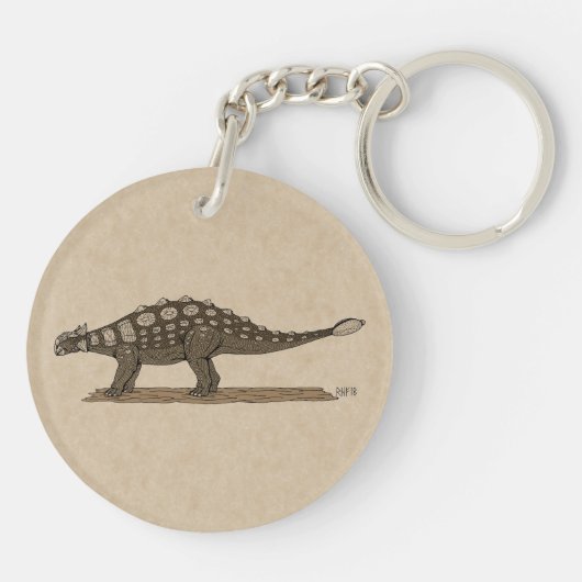 白亜紀恐竜 キーホルダー (裏面)