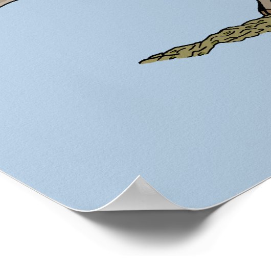 白亜紀恐竜 ポスター (角)