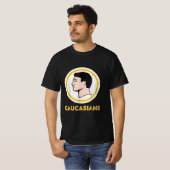 白人おもしろいヴィンテージ白人プライド Tシャツ (正面フル)