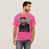 白人がちょっと動いただけで大騒ぎ Tシャツ (正面フル)
