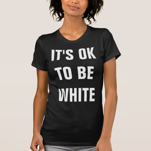 白人でいい Tシャツ (正面)