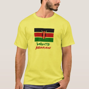 白人のケニア人 Tシャツ