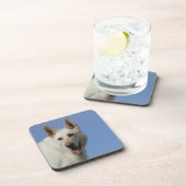 白人のジャーマン・シェパード コースター (右側)