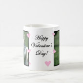 白人のジャーマン・シェパード コーヒーマグカップ (中央)