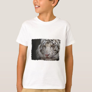白人のトラの子供のTシャツ Tシャツ