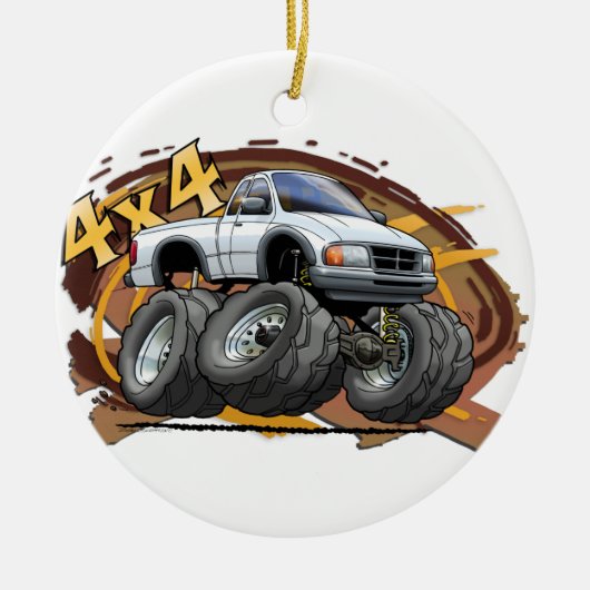 白人のレーンジャー セラミックオーナメント (正面)