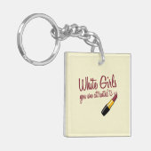 白人の女の子 キーホルダー (正面左)