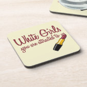 白人の女の子 コースター (左側)