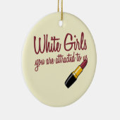 白人の女の子 セラミックオーナメント (右)